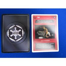 Star Wars 1998 A New Hope Decipher CCG W/B Card Ng`ok DS
