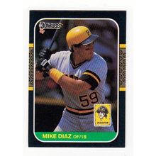 1987 Donruss Mike Diaz RC rookie card #267 -Pirates