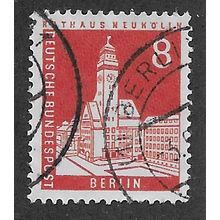 BERLIN -1956 8pf 'TOWNBUILDINGS' FINE USED (EBID60-218)