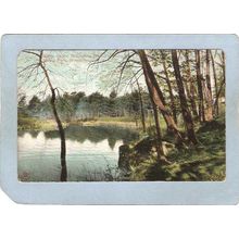 Rhode Island Woonsocket Postcard Scene On The Blackstone River Showing Col~1222