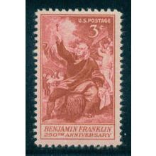 1073 3c Benjamin Franklin Fine MNH MA0167