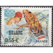 France 2008 Michel 4450 O Cote (2015) 1.50 € Jeux olympiques Beijing Cachet rond