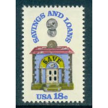 1911 18c Savings and Loan Fine MNH MA0846