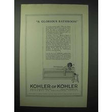 1923 Kohler of Kohler Viceroy Built-in Bath Ad