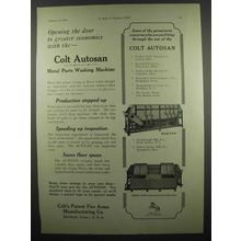 1924 Colt's Patent Fire Arms Manufacturing Autosan Ad