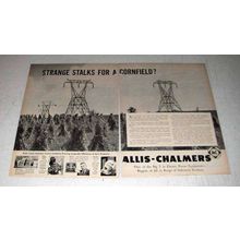 1948 Allis-Chalmers Ad - Strange Stalks for a Cornfield
