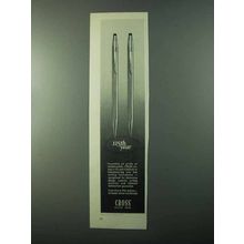 1971 Cross Pens Ad - 125th Year