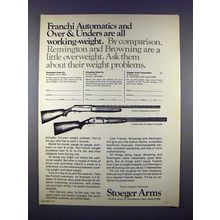 1971 Franchi Automatic & Over & Under Shotgun Ad!