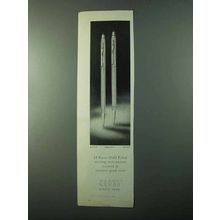 1971 Cross Pens Ad - 14 Karat Gold Filled