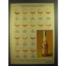 1978 Hennessy VSOP Cognac Ad - Marry 80 Different Cognacs