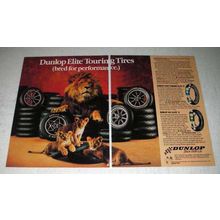 1991 Dunlop D402 Touring & 491 Elite II Tires Ad