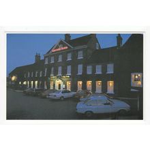 The Hop Pole Hotel Ollerton Village near Newark Postcard Nottinghamshire