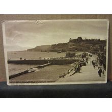 DAWLISH FROM THE STATION, DEVON used vintage postcard 1940 postmark