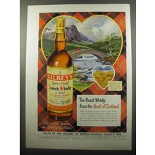 1950 Gilbey's Scotch Advertisement - from the heart of Scotland