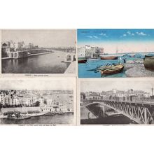 Taranto Italy 4x Antique Italian Water Nautical Views Postcard s