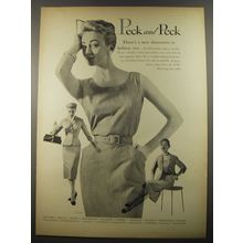 1954 Peck and Peck Wardrober Suit Ad - photo by Tom Palumbo - New Dimension