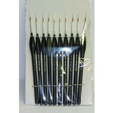 Modelling Fine Detail Paint brush brushes Size 00 Sable Synthetic Model X 10