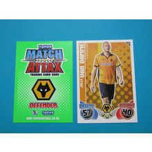 349. Jelle Van Damme - Wolverhampton - Match Attax 2010/11 Football Card EF1