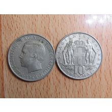 Greece 1968 10 Drachma Coin