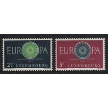 Luxembourg Wheel Europa 2v 1960 MNH SG#683-684 MI#629-630