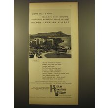 1961 Hilton Hawaiian Village Hotel Advertisement - More than a hotel