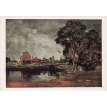 John Constable Dedham Mill Tate Gallery Painting Postcard