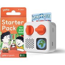 Yoto Mini (2024 Edition) + Starter Pack for Big Kids Bundle – Screen-Free Blueto