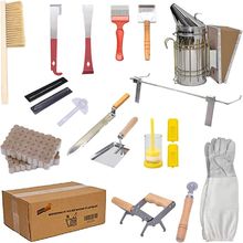 Beekeeping Supplies Bee Keeper Starting Kit 20 Pcs Beekeeping Tool Kit Bee Smoke