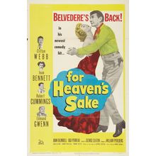 For Heaven_s Sake (1950)_0 Movie Film Poster Canvas iconic design