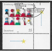 GER 2004 55c 'ENLARGEMENT OF THE E.U' (CORNER MARGIN) FINE USED (EBID 53-974)