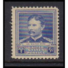 877 5c Dr. Walter Reed Fine MNH KA3541