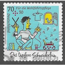GER 2019 €0.70 + 0.30 (S/A) 'BRAVE LITTLE TAYLOR' FINE USED (EBID77-045)