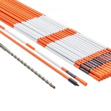 Driveway Markers, 30 PCS 48 inch, 0.4 inch Diameter, Orange Fiberglass Poles...