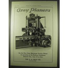 1922 Gray Maximum Service Planer Ad