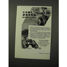 1931 Carl Zeiss Binoculars Ad