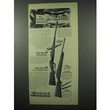 1953 Savage Model 99 and 340 Rifle Ad - No Season
