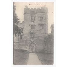 Entrance Front Haddon Hall Derbyshire Postcard GWW