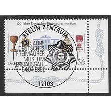 GER 2002 56c 'FREEMASONS MUSEUM, BAYREUTH' FINE USED (EBID59-459)