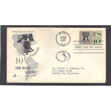 FDC Art Craft C57 10c Liberty Bell (Cachet-Typed/A) CV41087