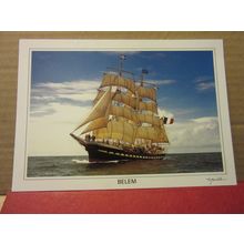 TALL SHIPS 1994 series unused postcard 'BELEM' of France. /