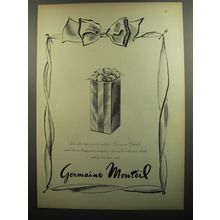 1952 Germaine Monteil Perfume Ad - For gifts that must be perfect