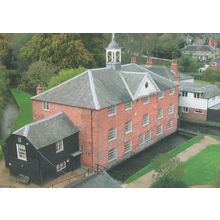 Whitchurch Hampshire Silk Mill Spectacular Aerial Postcard