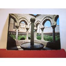 ARABIC FOUNTAIN, MONREALE, SICILY, ITALY CATHEDRAL.. used postcard 1984 pm =