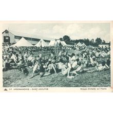Arromanches Camp Adolphe Childrens French Camping Site Old Postcard