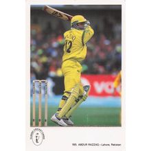Abdur Razzaq Lahore Pakistan TCCB Classic Cricket Photo Postcard
