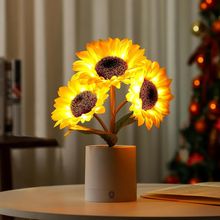 Sunflower LED Lamp for Women, Mother'S Day Ideal for Bedroom Decor Sunflower Gif