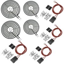 WB17T10006 Terminal Block Kit&Electric Stove Burner Element Replacement 2*WB30M1