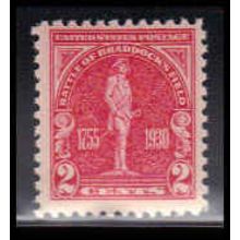 688 2c Battle of Braddock Fine MNH O2649