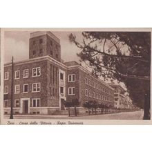 Bari Italy Italian Corso Della Vittoria University College Antique Postcard