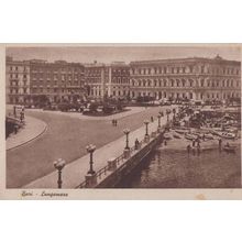 Bari Italy Italian Lungomare Antique Postcard